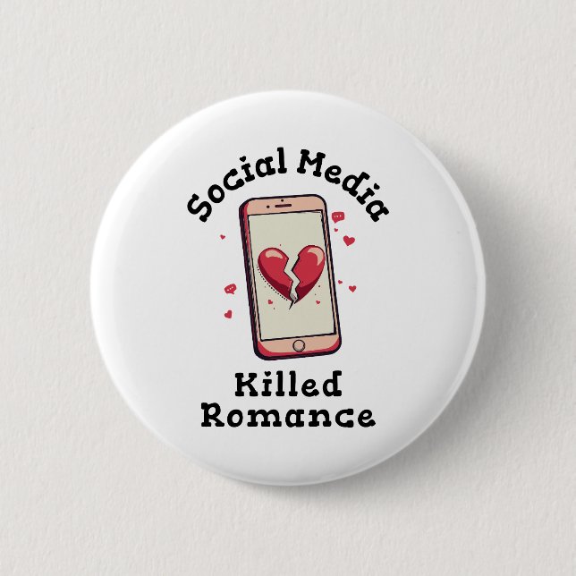 Sociala Medier Dödade Romansen Knapp (Framsida)