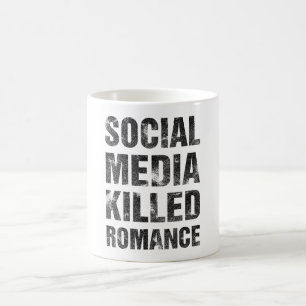 Sociala medier dödade romantiken kaffemugg