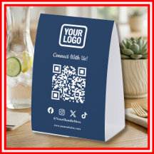 Sociala Medier | Instagram Marinblå QR