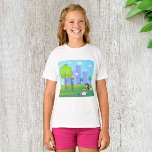 Sociala medier kommunikation i stadspark t shirt