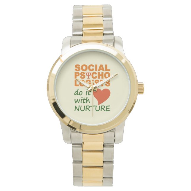 Sociala psykologklockor armbandsur (Framsida)