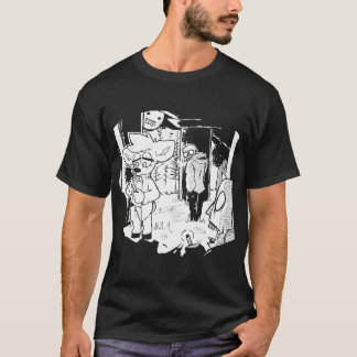 Sociala rökare pojke familj t shirt