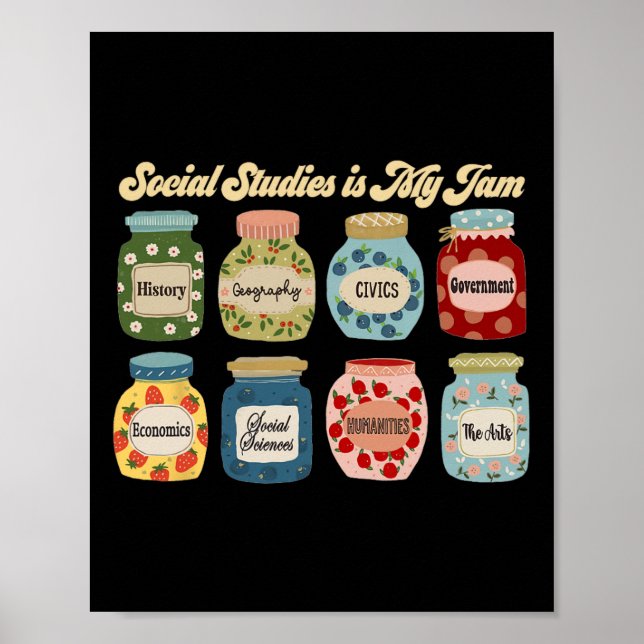 Sociala Studier Är Min Grej Historielärare Tillbak Poster (Framsidan)