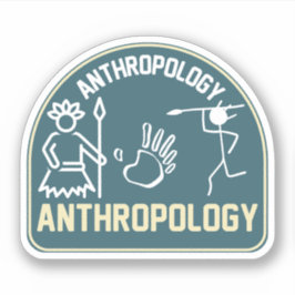 Socialantropologi , antropologistudent   klistermärken