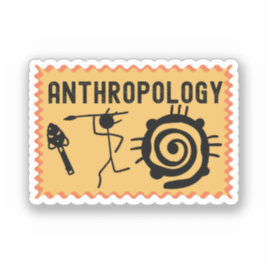 Socialantropologi , antropologistudent   klistermärken