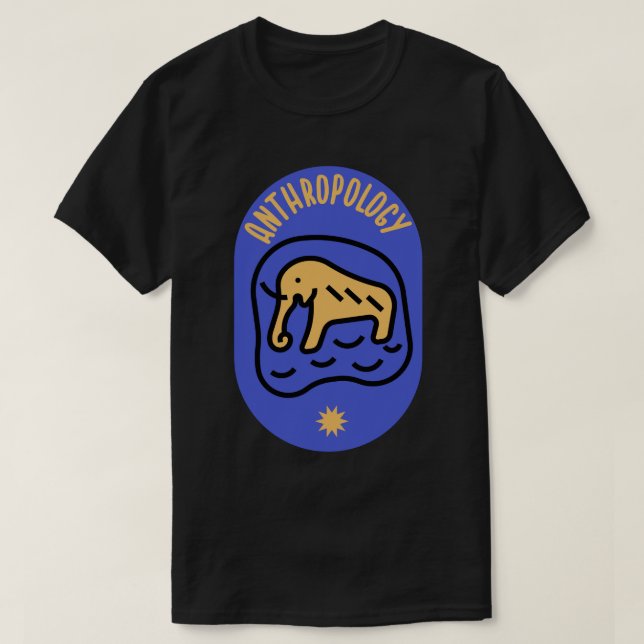 Socialantropologi , antropologistudent   t shirt (Design framsida)
