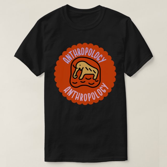 Socialantropologi , antropologistudent   t shirt (Design framsida)