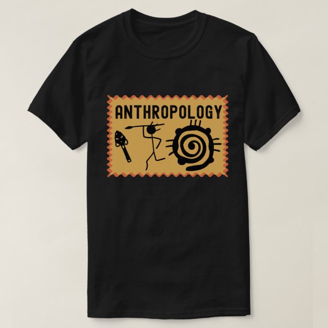 Socialantropologi , antropologistudent   t shirt (Design framsida)