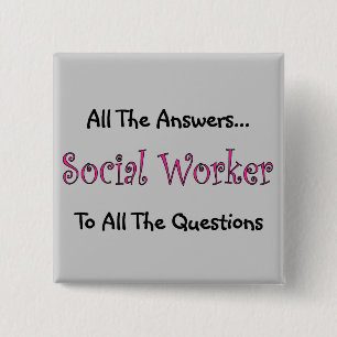 Socialarbetare "alla svar ", knapp