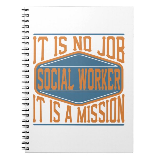 Socialarbetare - det är inget jobb, det är en anteckningsbok (Framsidan)