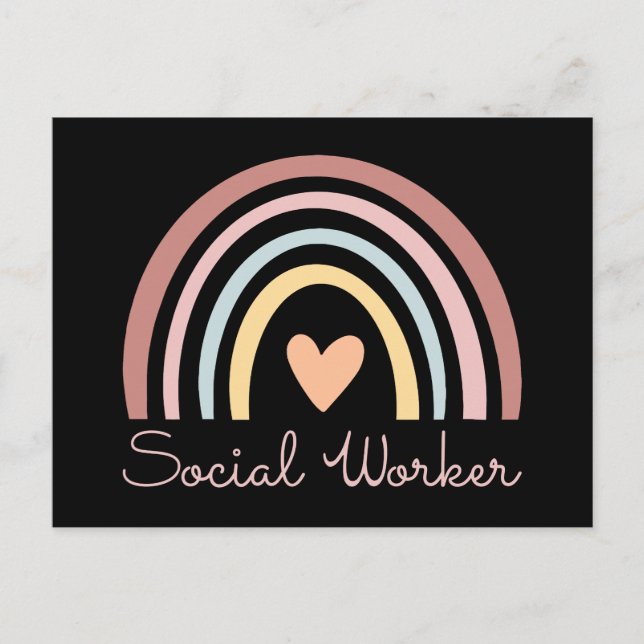 Socialarbetare II Vykort (Framsida)