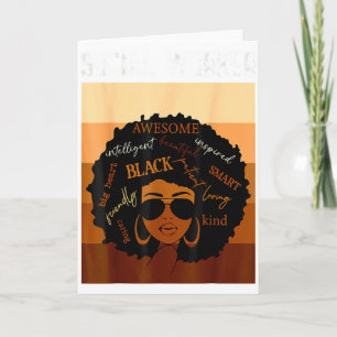 Socialarbetare Svart Historia Drottning Melanin Af Kort