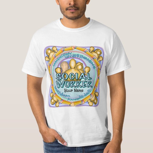 Socialarbetare T Shirt (Framsida)