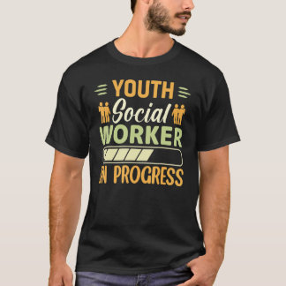 Socialarbetare under utbildning för ungdomar Socia T Shirt