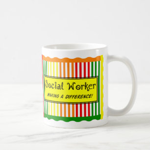 Socialarbetarecitrusrandar Kaffemugg