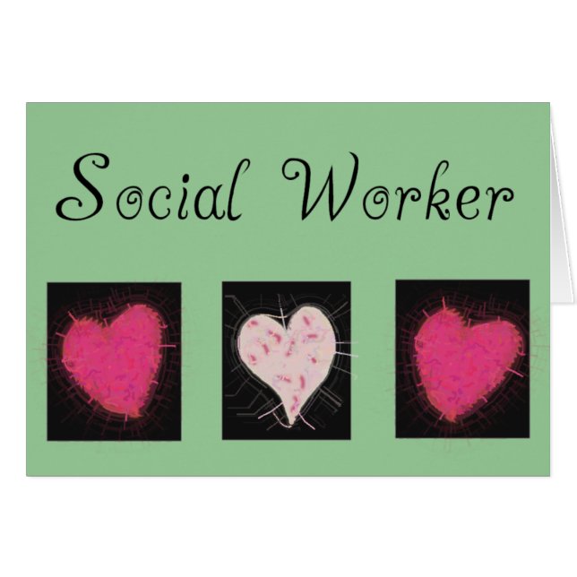 Socialarbetaregåvor Hälsningskort (Framsidan Horizontal)