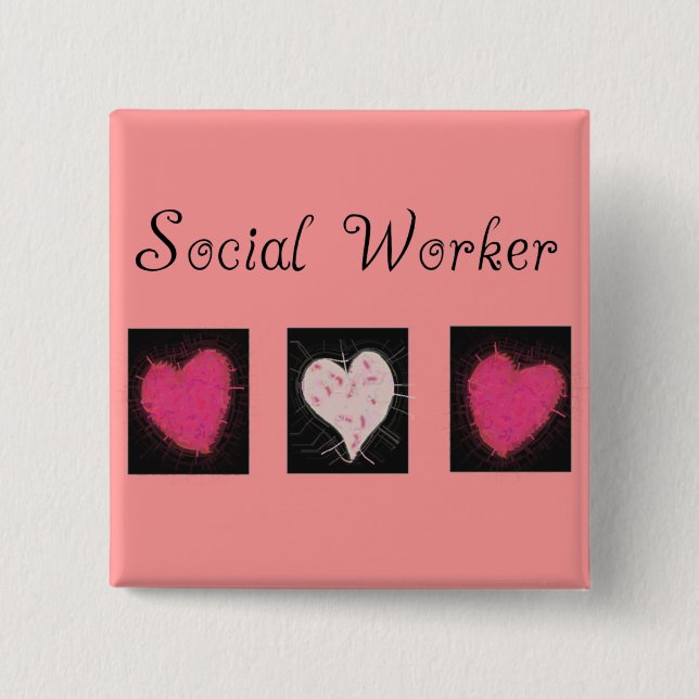 Socialarbetaregåvor Knapp (Framsida)