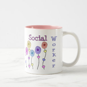 Socialarbetaregåvor Två-Tonad Mugg