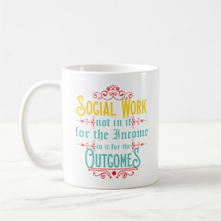 Socialarbetaremugg - för humorkaffe för socialt kaffemugg