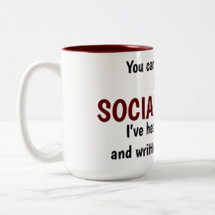 Socialarbetaremugg Två-Tonad Mugg