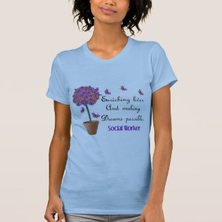SocialarbetareT-tröja med citationstecken T Shirt