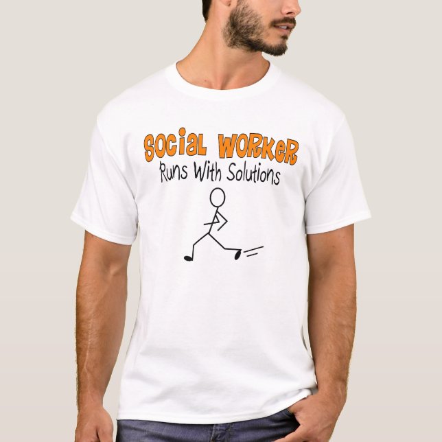 SocialarbetareT-tröja Tee Shirt (Framsida)