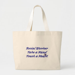 Socialarbetaretotot hänger lös jumbo tygkasse