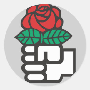 Socialdemokrater Runt Klistermärke