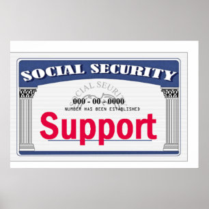 SocialförsäkringAFFISCHtryck Poster