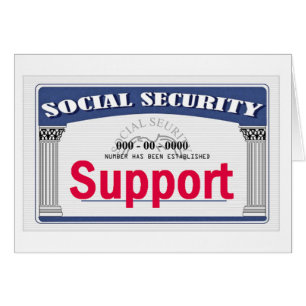 Socialförsäkringkort Hälsningskort