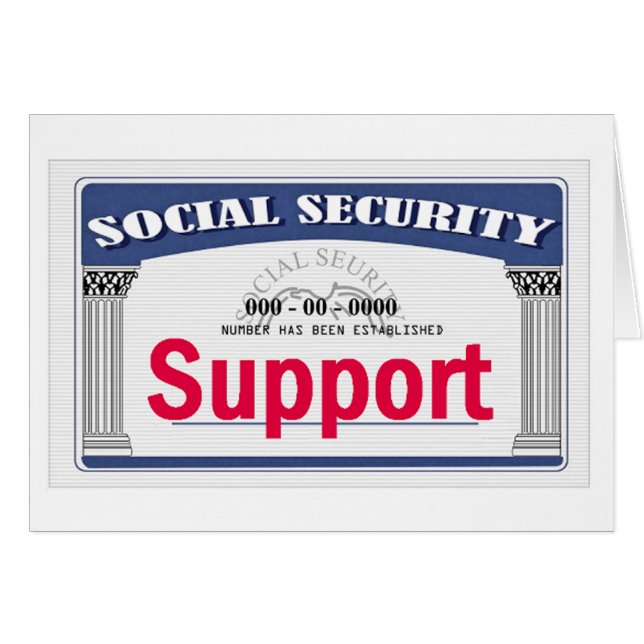 Socialförsäkringkort Hälsningskort (Framsidan Horizontal)