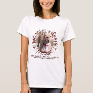 Socialisera Tåg Educate Pitbull T Shirt