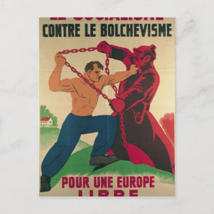 Socialism against Bolshevism - en fri Vykort