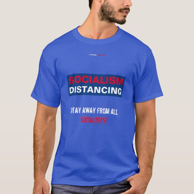 SOCIALISM AVSTÅND T SHIRT (Framsida)