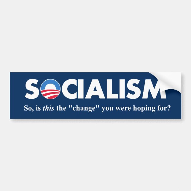 Socialism Bildekal (Framsidan)