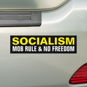 Socialism definierade Bumper Sticker Bildekal
