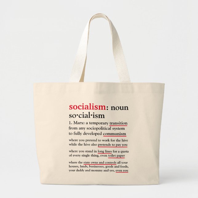 Socialism definierade Jumbo i stället Jumbo Tygkasse (Framsidan)