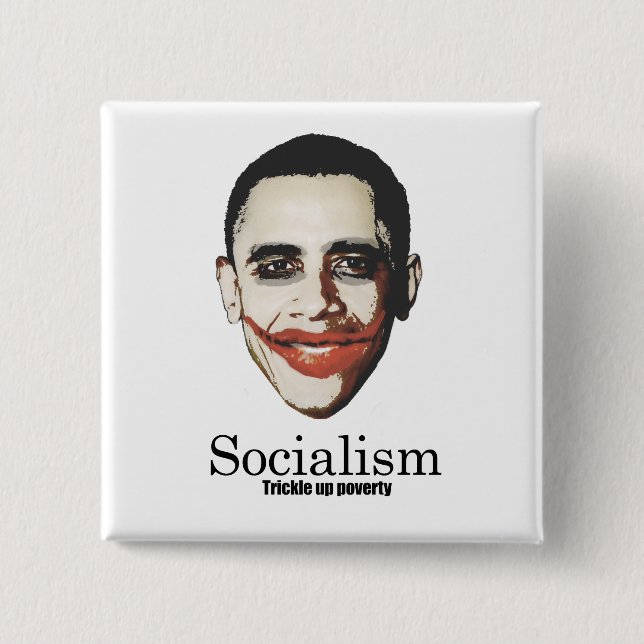 Socialism - droppande upp fattigdom knapp (Framsida)