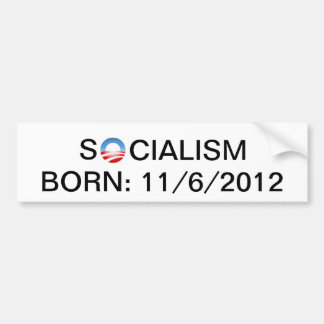 Socialism född:11/6/2012 bildekal