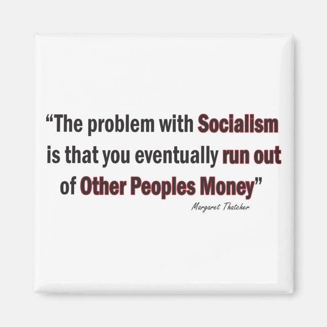 SOCIALISM MAGNET (Framsidan)