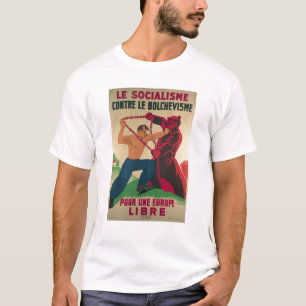 Socialism mot Bolshevism för ett fritt Tee