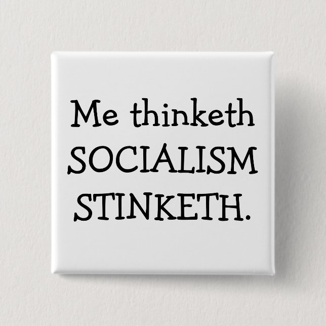 SOCIALISM STINKETH KNAPP (Framsida)