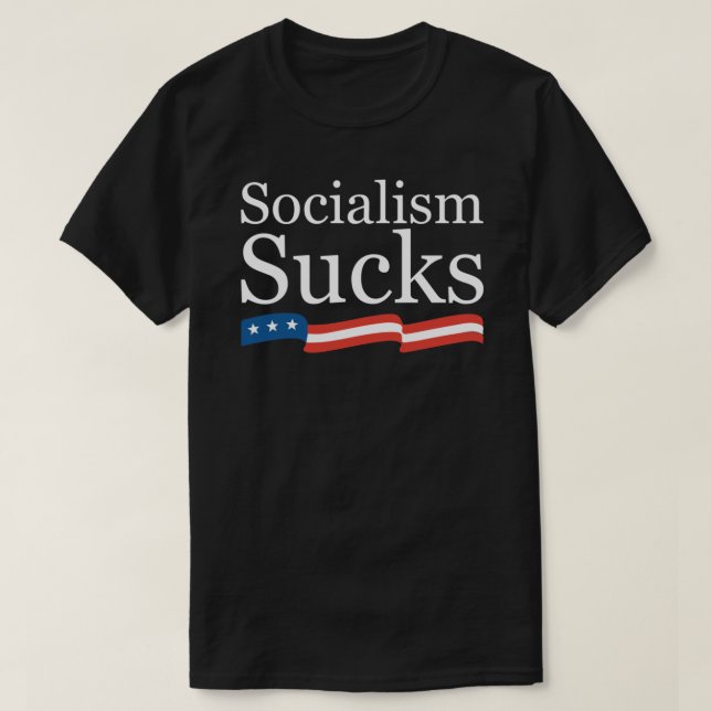 Socialism Sucks Essential T-Shirt (Design framsida)