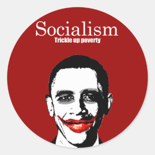SOCIALISM - TRICKLE UP FATTIGDOM RUNT KLISTERMÄRKE