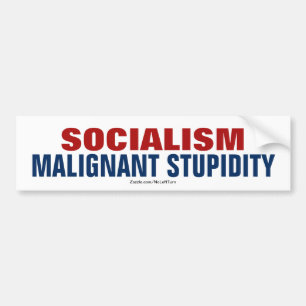 Socialismen är en malign tröghet. bildekal