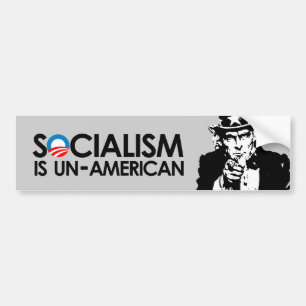 Socialismen är un-Amerikanen Bildekal