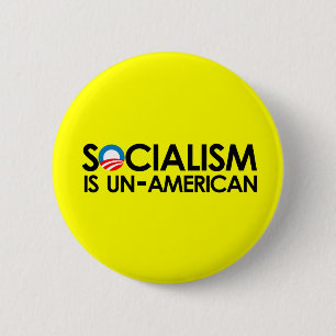 Socialismen är un-Amerikanen Knapp