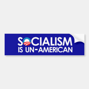 Socialismen är UnAmerican Bildekal
