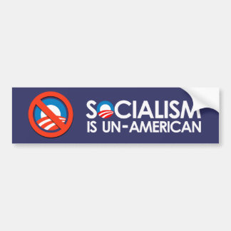 Socialismen är UnAmerican Bildekal
