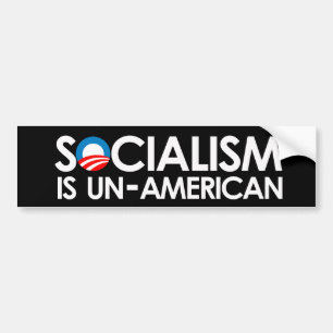 Socialismen är UnAmerican Bildekal